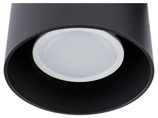 Plafoniera CREEP 2xGU10/25W/230V nera