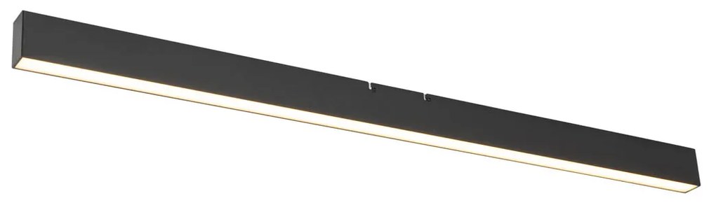 Plafoniera nera con LED dimmerabile a 3 livelli 2700-4000K con interruttore DIP - Keane