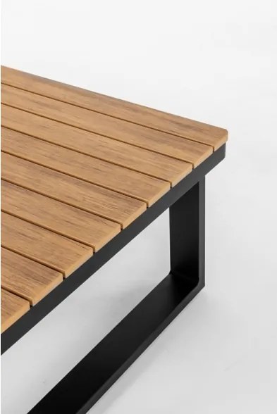 Salotto Da Esterno 5 Posti In Alluminio Con Tavolino E Cuscini Boston Antracite