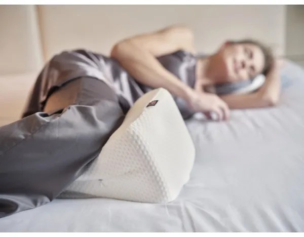 CONNECT IT CFH-6010-WH - Cuscino anatomico tra le ginocchia Taurus Knee bianco