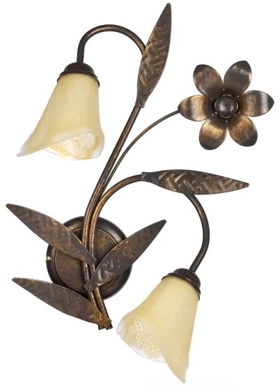 ONLI - Applique ALGA 2xE14/6W/230V bronzo