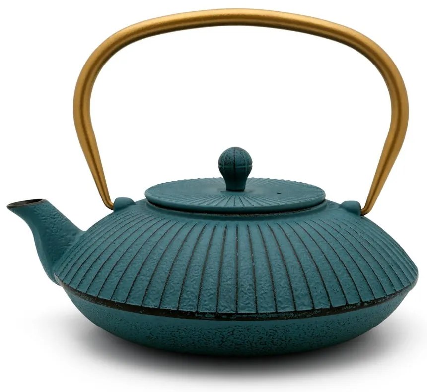 Teiera in ghisa blu 1,1 l Linhai - Bredemeijer