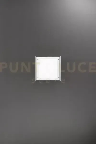 Plain plafoniera in vetro bianco led 20w cct 3000k 3500k 4000k cri?...