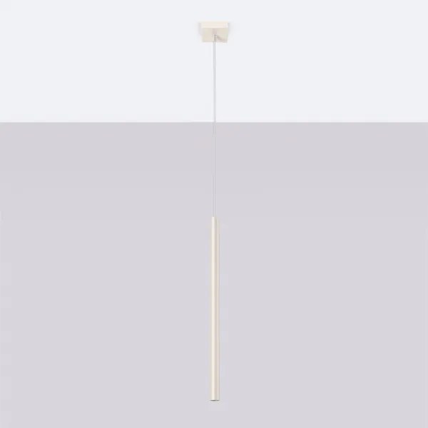 Sollux SL.1512 - Lampadario a sospensione con filo PASTELO 1xG9/8W/230V color crema