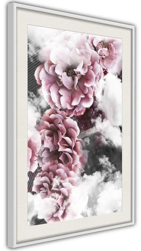 Poster  Divine Flowers  Cornice Quadri Cornice nera con pass-partout, Larghezza x Altezza Home decor 30x45