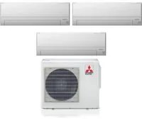 Climatizzatore Condizionatore Mitsubishi Electric Trial Split Inverter serie MSZ-BT 9+9+9 con MXZ-3F68VF R-32 Wi-Fi Integrato 9000+9000+9000