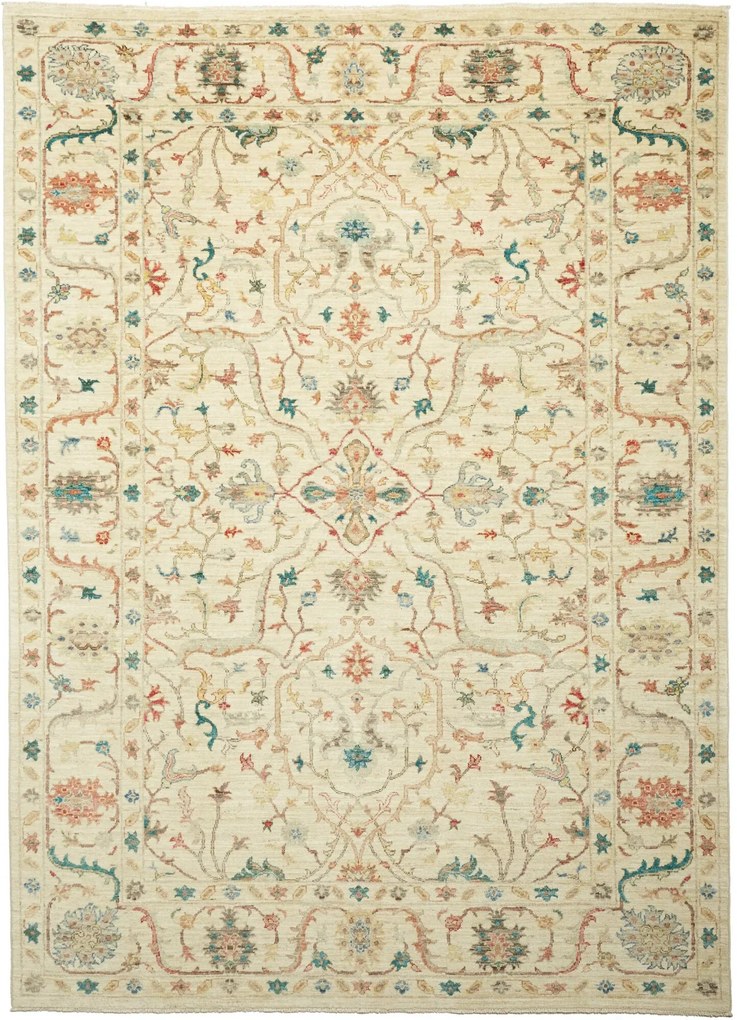 Ziegler Tappeto 170 x 240 Beige (Pakistan) Annodato A Mano