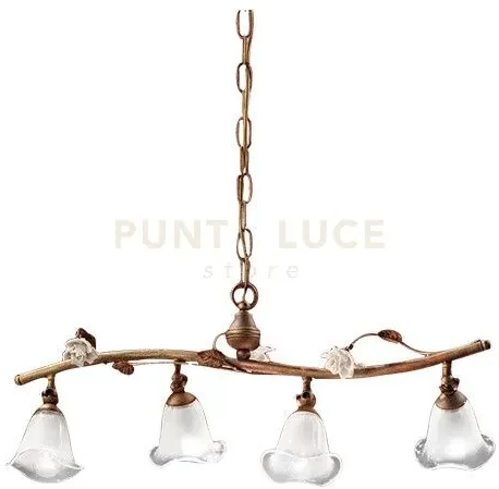 Sospensione a 4 luci siena c1187-4