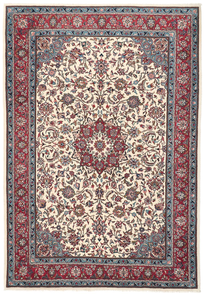 Sarouk Tappeto 310x220 (Iran) Annodato A Mano