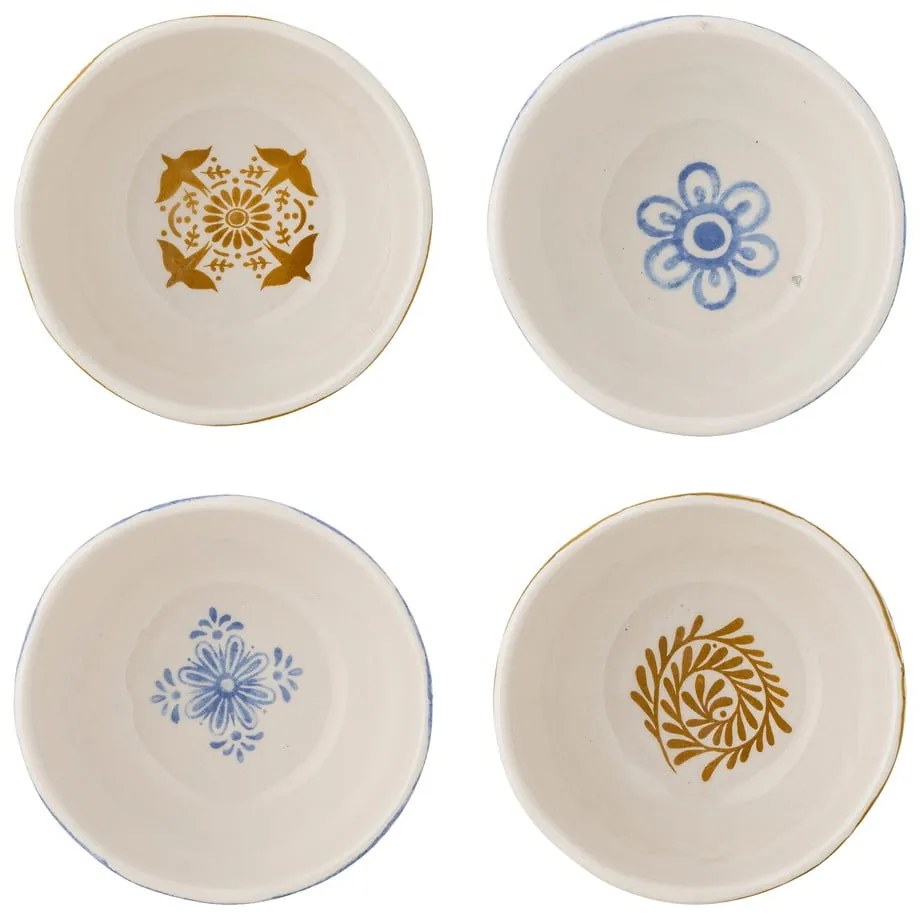 Ciotoline in set blu e arancioni in gres 4 pz 200 ml Milton – Bloomingville