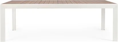 Tavolo Allungabile Da Esterno In Alluminio 100x220-340 Cm Belmar Vapor YK15 Bizzotto