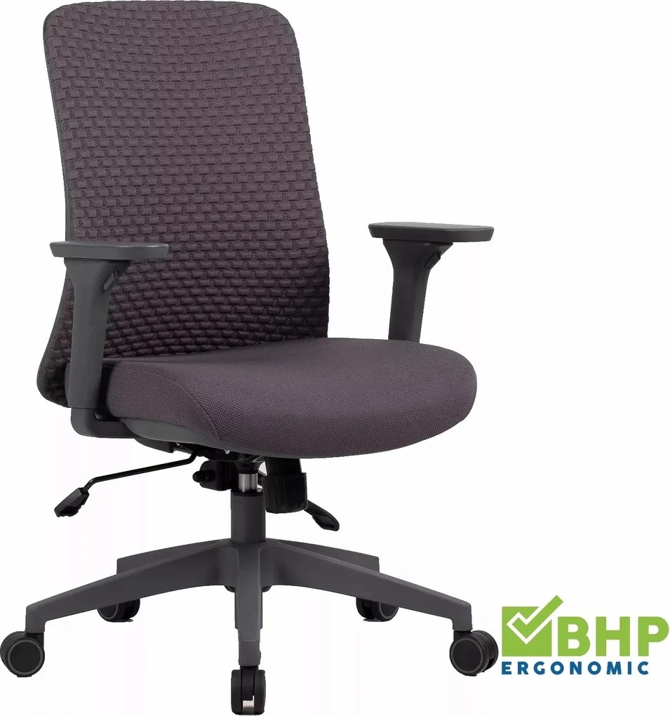 Sedia da ufficio Q-744 grigia – 62x50x101 cm