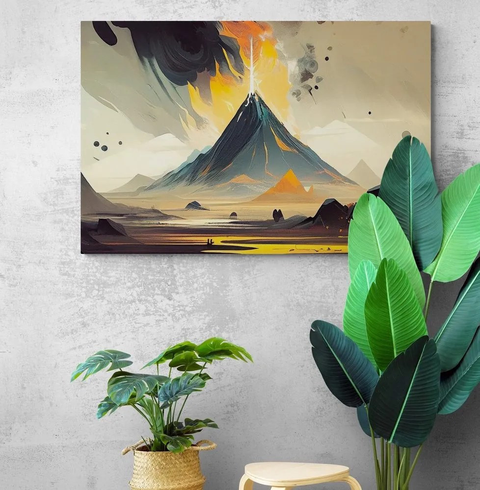 Stampa su tela – Vulcano attivo