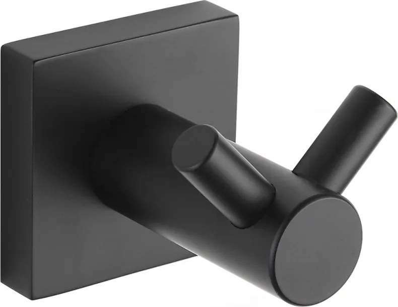 Mexen doppio gancio per asciugamano, nero - 7081835-70