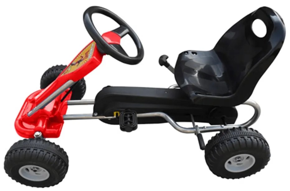 Go Kart a Pedali Cavalcabile, Rosso