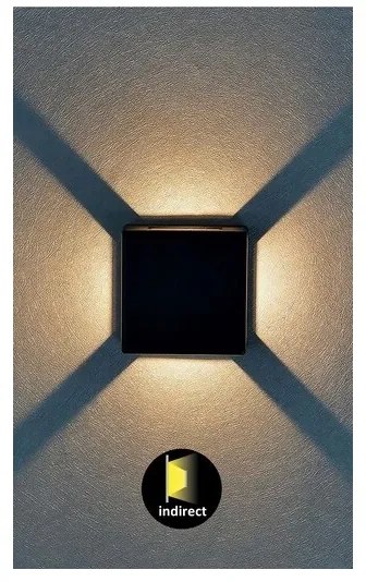 Rabalux 7318 - Applique LED da esterno LIPPA LED/6W/230V IP54 bianco