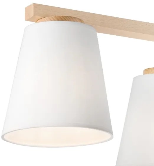 Paralume di ricambio ELLIE E27 diametro 15 cm bianco