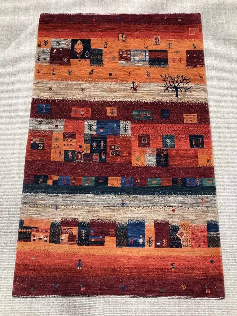 Loribaft Tappeto 100x160 (Iran) Annodato A Mano