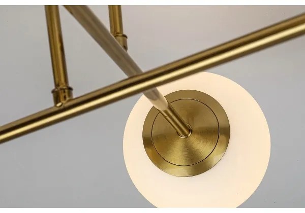 Rabalux 71082 - Lampadario a sospensione con supporto rigido KIARA 4xE27/35W/230V oro