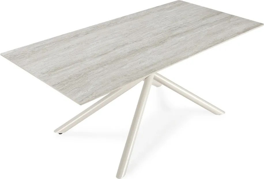 Tavolo da pranzo con piano in ceramica 90x180 cm Talia – Marckeric