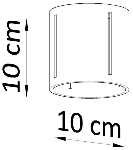 Plafoniera INEZ 1xG9/40W/230V grigio