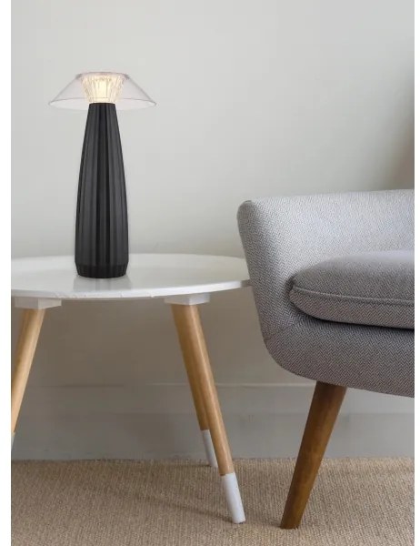 Globo 21021B - LED Lampada da tavolo touch ricaricabile e dimmerabile ILLUMI LED/1W/3,7V 3000K nero