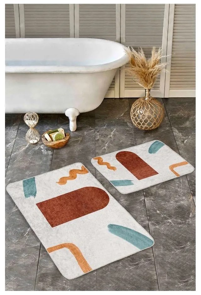 Set di tappetini per il bagno in velluto 2 pz 60x100 cm – Mila Home