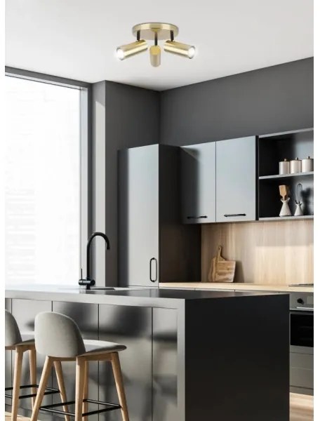 Faretto COLLY 3xGU10/15W/230V oro