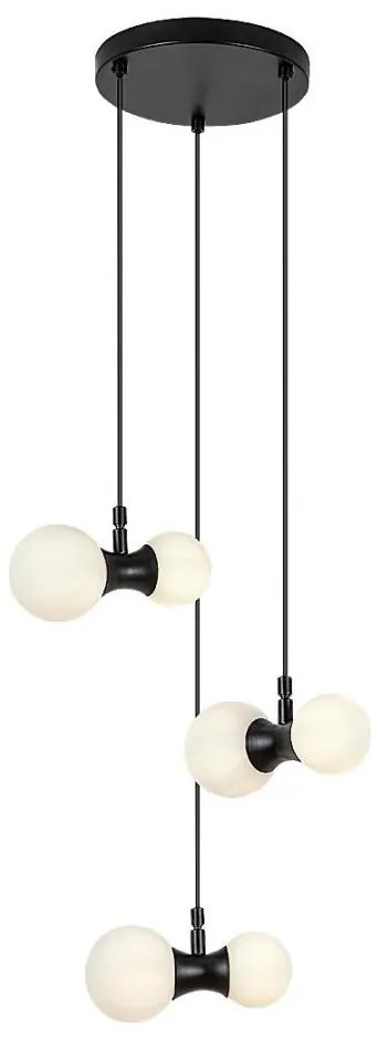 Rabalux 72300 - Lampadario a sospensione con filo LITION 6xG9/28W/230V