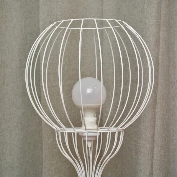 Lampada da terra MERCURE 1xE27/15W/230V bianca