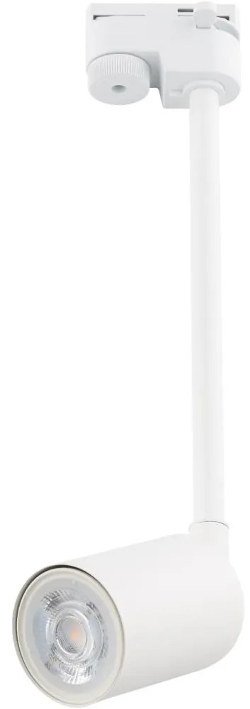 Lampadario a sospensione con supporto rigido per sistema a binario TOP 1xGU10/10W/230V bianco