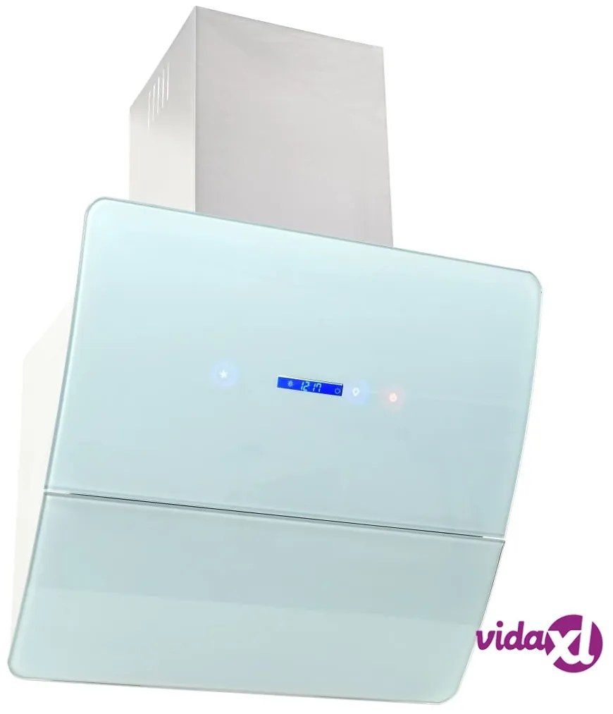 vidaXL Cappa Aspirante a Muro Acciaio Inox 756 m³/h 60 cm Bianca