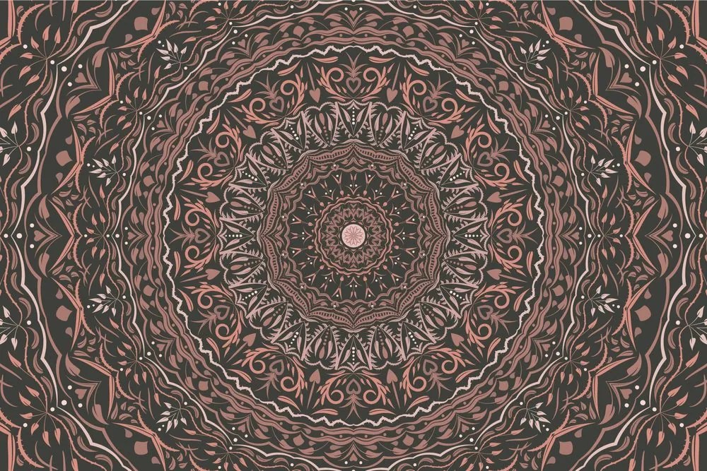 Carta da parati – Mandala in stile vintage