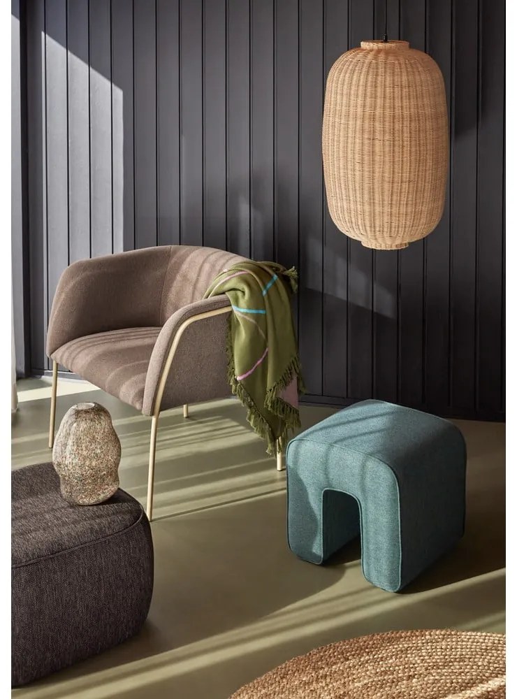 Pouf Cube grigio - Hübsch