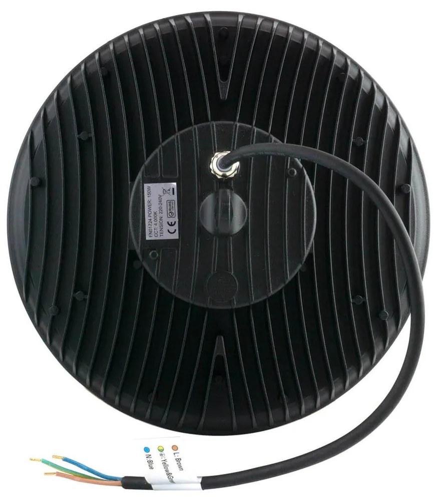 Campana LED 150W 140lm/w IP65 IK08 - con Osram chip LED Colore Bianco Naturale 4.000K