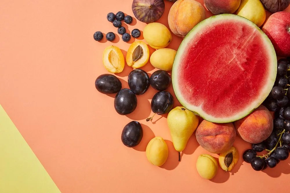 Carta da parati – Frutta estiva succosa