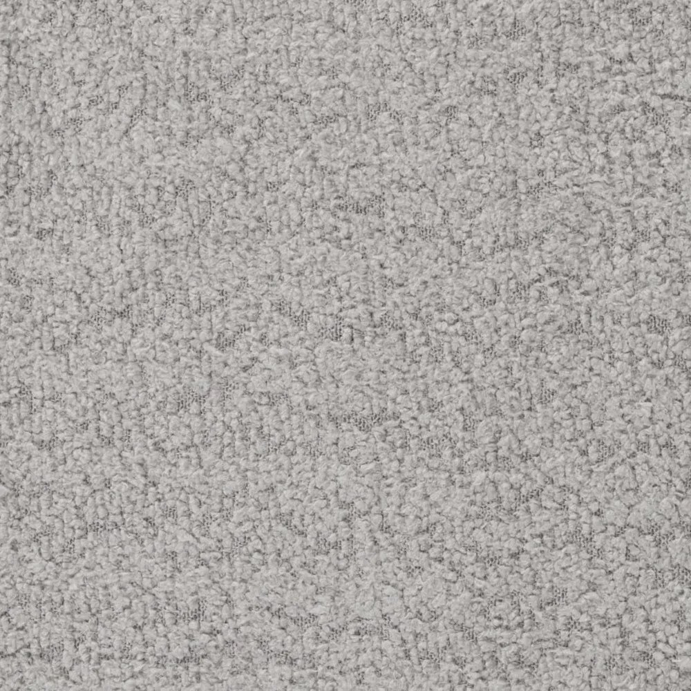 Divano grigio allungabile/con contenitore con penisola a destra e rivestimento in bouclé 223 cm Fabillo – ELTAP