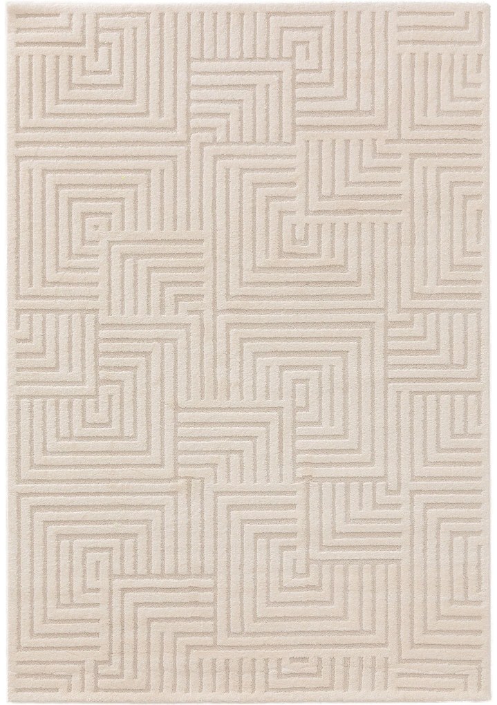 benuta Nest Tappeto Eve Crema/Beige 140x200 cm - Tappeto design moderno soggiorno