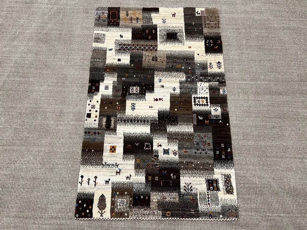 Loribaft Tappeto persiano 80 x 130 Beige (Iran) Annodato A Mano
