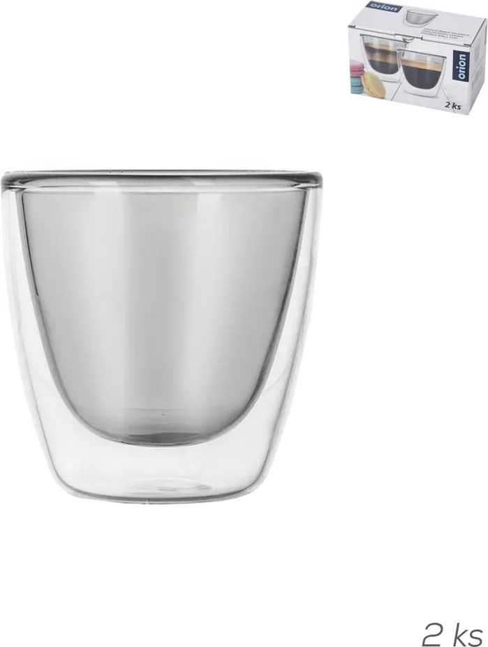 Set di 2 tazzine da espresso in vetro 110 ml - Orion