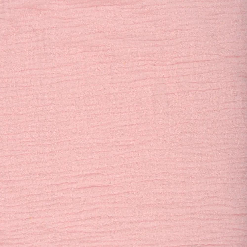 Coperta per neonati in mussola rosa 75x75 cm - Bébé Douceur