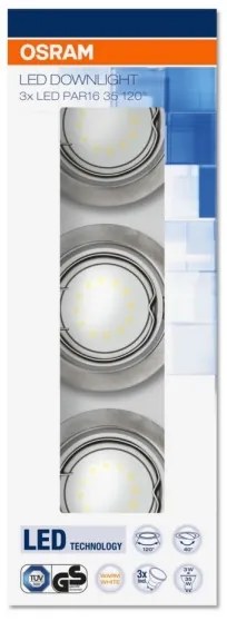 Osram - SET 3x Lampada da incasso LED 3xGU10/3W/230V