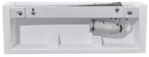 Applique CEGIELKA 1xE14/12W/230V gesso/bianco