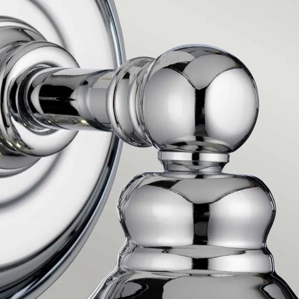 Quintiesse QN-KEYNES1-BATH-LED Applique da bagno KEYNES 1xG9/3W/230V IP44, cromo lucido