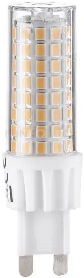 Gla186c- lampadina attacco g9 led 3000k 700lm 7w 220-240v plastica