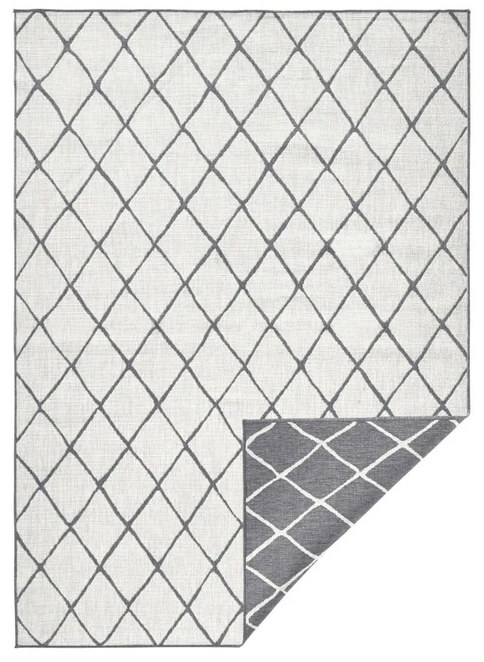 Tappeto da esterno grigio e crema , 200 x 290 cm Malaga - NORTHRUGS