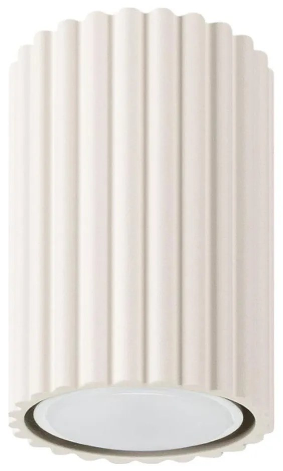 Sollux SL.1587 - Faretto KARBON 1xGU10/10W/230V 10 cm color crema