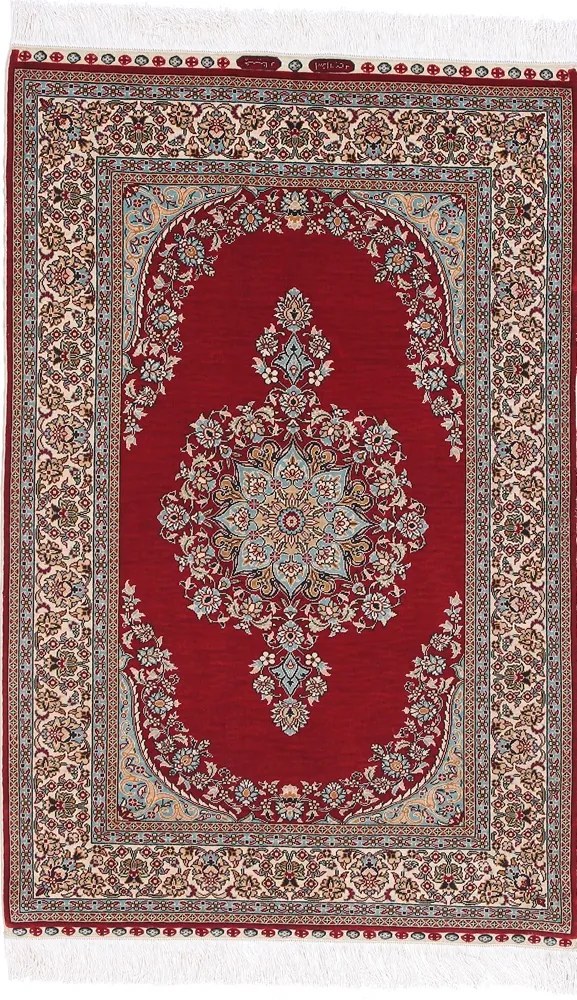 Tappeto orientale 110x70 Giallo (Tacchino) Annodato A Mano