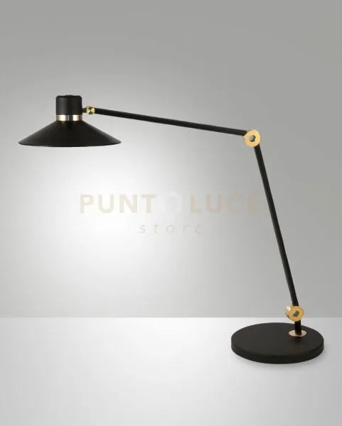 Panarea lampada da tavolo nero a led cct 3000k - 4000k - 5000k - 60...