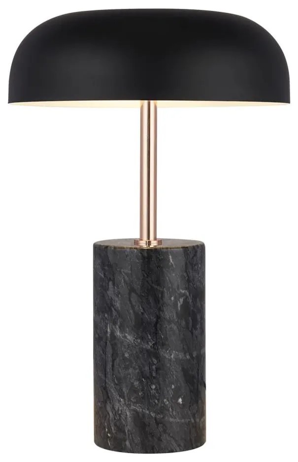 Searchlight EU60709BK - Lampada da tavolo FRANKFURT 2xE14/7W/230V nero